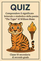 anteprima - Quiz - Quiz: Comprendere il significato letterale e simbolico della poesia "The Tyger" - William Blake - Pagina di copertina