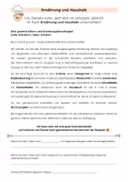 Vorschau - Anderer Materialtyp - Elternbriefe Ernährung und Haushalt - Seite 1