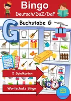 Vorschau - Arbeitsblätter - Wortschatz Bingo - Buchstabe G (Klasse 1 und 2) - Deckblatt