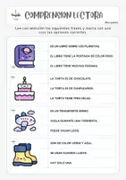 Vista previa - Hojas de trabajo - Comprensión lectora para primeros lectores - página 3
