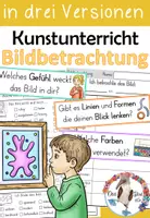 Vorschau - Unterrichtsreihen - Komplettpaket - Kunst - Bildbetrachtung / Bildvermittlung - Seite 1