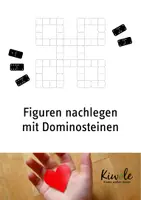Vorschau - Mal- und Bastelvorlagen - Figren nachlegen mit Dominosteinen - Deckblatt