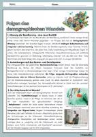Vorschau - Arbeitsblätter - Folgen des demographischen Wandels - Seite 1