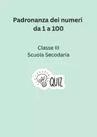 anteprima - Quiz - Padronanza dei numeri da 1 a 100 - Pagina di copertina