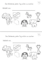 Vorschau - Mal- und Bastelvorlagen - Motivation Miniheft Hörbuch zweite Klasse - Seite 1