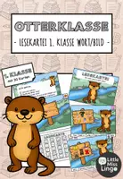 Vorschau - Stationenlernen - Otterklasse - Lesekartei 1. Klasse - Ein Bild passt nicht dazu! - Deckblatt