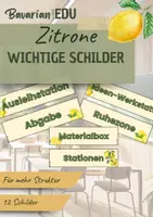 Vorschau - Poster - Zitrone | Schilder | Transparenz - Deckblatt