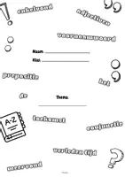 Vorschau - Arbeitsblätter - Frontpagina Grammatica - Seite 1