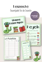 Vorschau - Anderer Materialtyp - Leseecke - komplettes Paket - ab Klasse 1 - Deckblatt