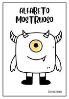 anteprima - Esercizi - ALFABETO MOSTRUOSO per il riconoscimento delle lettere - Pagina 1