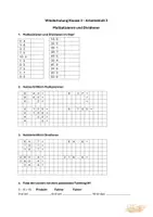 Vorschau - Arbeitsblätter - Mathe Klasse 3/4 halbschriftlich rechnen Grundrechenarten - Seite 2