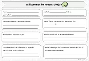 Vorschau - Arbeitsblätter - Willkommen im neuen Schuljahr - Seite 2