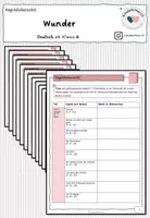 Vorschau - Arbeitsblätter - Kapitelübersicht "Wunder" - Deckblatt