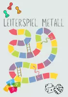 Vorschau - Spiele - Leiterspiel Metall - Deckblatt