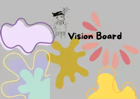 Vorschau - Arbeitsblätter - Visionen Board Zukunft Träume - Deckblatt