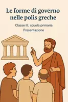 anteprima - Presentazioni / Lavagne - Le forme di governo nelle polis greche - Presentazione - Pagina di copertina
