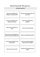Vorschau - Spiele - Stop & Swap - Have You Ever - Present Perfect Simple - Speaking - B1-B2 - Seite 2