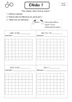 Aperçu - Feuilles d'exercices - Une année de devoirs - Calcul écrit (Harry Potter) - Page de couverture
