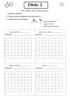 Aperçu - Feuilles d'exercices - Une année de devoirs - Calcul écrit (Harry Potter) - Page 2