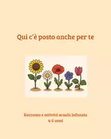 anteprima - Serie di lezioni - Qui c'è posto anche per te - Accoglienza Scuola Infanzia - Pagina di copertina