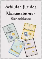 Vorschau - Poster - Schilder für das Klassenzimmer - (HÜ-Parkplatz,...) - Deckblatt