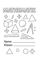 Vorschau - Anderer Materialtyp - Deckblatt Mathematik - ausmalbares Heftcover - druckfertig - Deckblatt