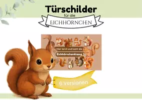 Vorschau - Poster - Materialpaket Eichhörnchen für den Schulstart - Seite 1