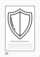 Vorschau - Mal- und Bastelvorlagen - Schulstart - Mindset Icons basteln - Soziales Lernen - Seite 2