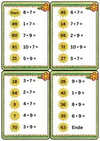 Vorschau - Spiele - Spiel Rechenquartett Multiplikation 7er + 9er Reihe, Partnerrechnen - Seite 3