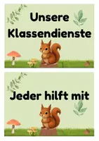 Vorschau - Poster - Eichhörnchen Dienste Grundschule - Seite 1