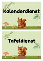 Vorschau - Poster - Eichhörnchen Dienste Grundschule - Seite 3