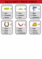 Vorschau - Mal- und Bastelvorlagen - Sag es nicht Buchstabe H - DaZ/DaF, Deutsch (Spiel) - Seite 3