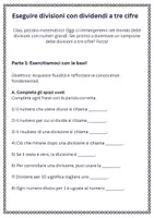 anteprima - Schede informative - Eseguire divisioni con dividendi a tre cifre - Pagina 1