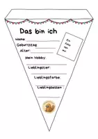 Vorschau - Bildkarten - Kennenlernenwimpel Das bin ich Schnabeltierklasse - Deckblatt