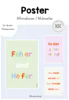 Vorschau - Poster - Poster Affirmationen - Fehler sind Helfer - Deckblatt