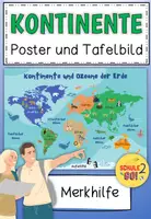 Vorschau - Arbeitsblätter - KONTINENTE / Poster und Tafelbild - Deckblatt