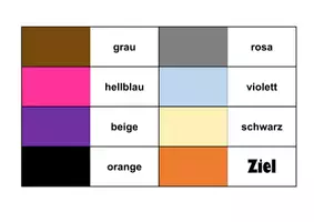 Vorschau - Spiele - Domino - Farben - Vokabelspiel - DaF/DaZ - A1 - Seite 2