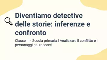 anteprima - Presentazioni / Lavagne - Confrontare le proprie inferenze con quelle dei compagni (fare inferenze semplici; “perché il personaggio ha reagito così?”) - Pagina 1