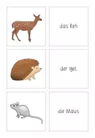 Vorschau - Spiele - Nimm zwei! Zum Thema "Waldtiere" (differenziert) - Seite 1