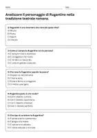 anteprima - Quiz - Analizzare il personaggio di Rugantino nella tradizione teatrale romana - Quiz - Pagina 1