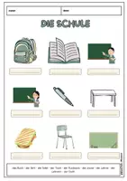 Vorschau - Arbeitsblätter - WORTSCHATZ - PAKET DaF/DaZ – Suchsel & Wortlisten - Seite 1