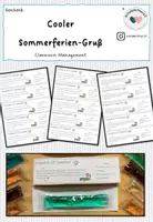Vorschau - Anderer Materialtyp - Cooler Sommerferien-Gruß - Deckblatt