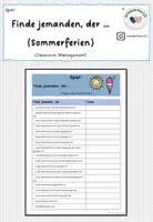 Vorschau - Spiele - Spiel: Finde jemanden, der … (Sommerferien) - Deckblatt