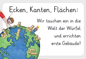 Vorschau - Stundenentwürfe - Würfelgebäude beschreiben, UPP, Planung Einheit + Materialien - Seite 3