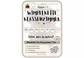 Vorschau - Anderer Materialtyp - Willkommenswimpelkette Klassenzimmer Türe - Seite 1