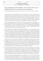 Vorschau - Arbeitsblätter - Writing a letter to the editor: Article on AI + skill sheet & example solution - Seite 1