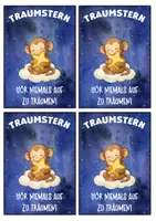 Vorschau - Anderer Materialtyp - Affenklasse Motivationskärtchen mit Traumstern - Seite 2
