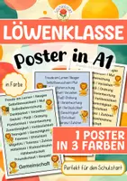 Vorschau - Poster - Löwenklasse - Poster in A1 (Schulstart) - Deckblatt
