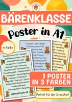 Vorschau - Poster - Bärenklasse - Poster in A1 (Schulstart) - Deckblatt