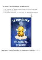Vorschau - Anderer Materialtyp - Bienenklasse Motivationskärtchen mit Traumstern - Seite 1